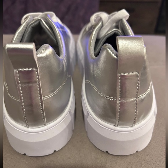 Metallic Platform Sneakers - Picture 3 of 5